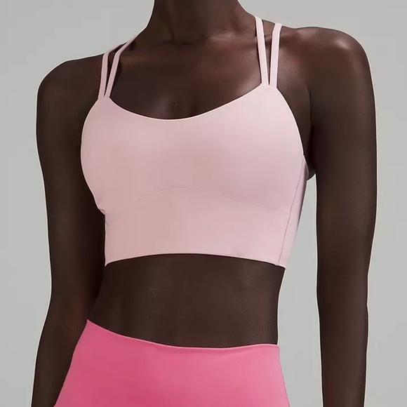 Lululemon Like a Cloud Longline Bra - Pink Peony - Picture 6 of 6